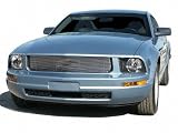 05-06 FORD MUSTANG BILLET GRILLE, BOLT-OVER ALUMINUM POLISHED LX W/O LOGO C/O (1 PC) (2005 05 2006 06) PR-808335