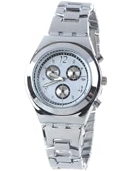 Orient Idea Ori-0328E Stylish Luminous Hands Decorative Sub-Dials Quartz Wrist Watch for Lady - White