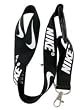 Nike Black Lanyard Keychain Holder