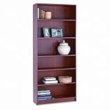 1870 Series Bookcase, 6 Shelves, 36w x 11-1/2d x 84h, Henna Cherry
