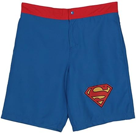 DC Comics Superman Logo Mens Boardshorts (X-Large)