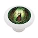 Eqyptian Surreal Decorative High Gloss Ceramic Drawer Knob