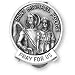 Fine Pewter Saint Michael Police Visor Clip