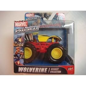 Marvel Monster Truck Marvel Wolverine 1/64 Collector