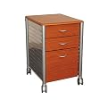 Leda 3-Drawer Portable File - Cherry