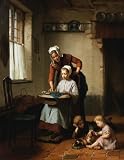 The Embroidery Lesson by Theodore Gerard - 48