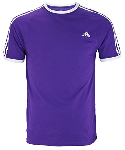 Adidas Men's Short Sleeve Striped Tee