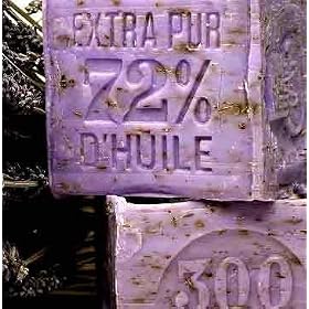 Savon de Marseille (Marseille Soap) with Pure Crushed Local Flowers from France