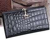 Crocodile Slim Clutch Wallet