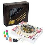 41S0LWAGwqL. SL160  New Double 12 Mexican Train Dominoes Set w/Dots
