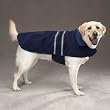 X-LARGE - NAVY - Brushed Fleece Reflective Jacket