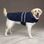 DOG JACKET - BRUSHED FLEECE REFLECTIVE SAFETY JACKET FOR DOGS - RED - SMALL