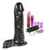 Doc Johnson Ballsy Super Dildo Black 9" X 2" Adult Sex Toy Kit