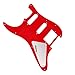 SSH Coil Shell Guitar Pickguard For Fender Strat Red