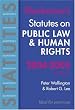 Blackstone's Statutes on Public Law and Human Rights 2004/2005 (Blackstone's Statute Series)