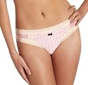 Betsey Johnson Women's Zipper Stripe Lo-Rise Wide Side Bikini - 721100