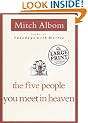 The Five People You Meet in Heaven (Random House Large Print)