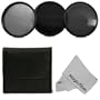 52MM Neutral Density Professional Photography Filter Set (ND2 ND4 ND8) + Premium MagicFiber Microfiber Cleaning Cloth