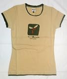 Don't MOOSE with Me! Womens Fitted T Cotton Knit