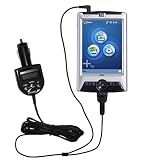 41S0Pl2JLYL. SL160  2nd Generation Audio FM Transmitter plus integrated Car Charger for the HP iPAQ rx3115 / rx 3115 with Gomadic TipExchange Technology
