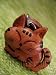 Tabby Cat Key chains * SLEEPING * VANCA Craft Petit Mini Mascot Leather Japanese