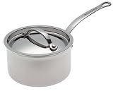 KitchenAid Five-Ply Stainless-Steel Clad 2-Quart Saucepan with Lid