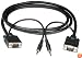 Cables To Go - 43098 - 25ft HD15 M/M UXGA Monitor Cable with 3.5mm Audio (Black)