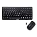 Verbatim 97472 Mini Wireless Slim Keyboard and Mouse (Black)