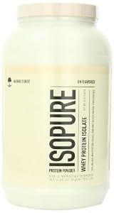Nature's Best Isopure Unflavored (Zero Carb), 3-Pound Tub