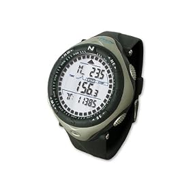 GSI Super Quality All-In-One Outdoor Exercise Data Wrist Watch Digital Compass - Measures Altitude And Weather Forecast - Alarm And Stopwatch Functions - For Walking, Running, Jogging And All Outdoor Activities