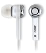 Coby Jammerz High-Performance Isolation Stereo Earphones CVE52WHT, White