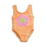 Bathing Babes by Rubbies - Girls One Piece Bathing Suit, Orange