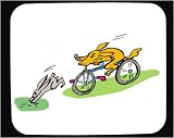 Mouse Pad with hunting, wildlife, bicycle, rabbit, riding, dog, hunter