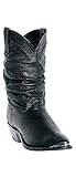 Dingo Womens Black Pigskin Leather Charlee 11in Narrow Toe Cowboy Boots 11 M