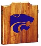 Dartboard Cabinet Dart Board - Kansas State - NCAA Team