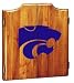 Dartboard Cabinet Dart Board - Kansas State - NCAA Team