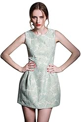 General Print Spring 2015 Jacquard Draped  Dress