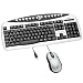 41S0Y MKDCL. SL75  Frisby Silver Color Multimedia 21 HotKeys Keyboard Optical Mouse Set Combo Unit for PC Desktop Dell HP Acer Toshiba Emachines etc