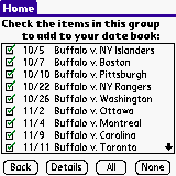 Buffalo Sabres 2005-06 Schedule downloadable Software