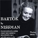 Bartok by Nissman: First Recording of 1898 Sonata