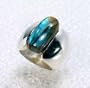 Designer Sterling Silver Top Fire Labradorite Ring