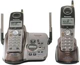 Panasonic KX-TG5432M 5.8 GHz FHSS GigaRange Dual-Handset Phone System with Answering System