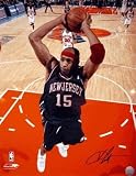 Vince Carter Autographed/Hand Signed New Jersey Nets 16x20 Photo