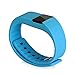 Nicequip TW64 Pedometer Smart Bracelet with Bluetooth & Calorie Counter for Android and iOS - Blue