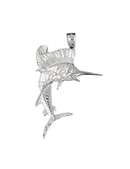 Clevereves 14K White Gold Pendant Sailfish 11.8 - Gram(s)