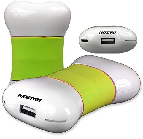 Power Bank, POCKETVOLT BONE Power Bank 5200mAh 1 Amp Portable Power Bank YELLOW