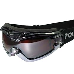 POLARLENS PG5 Sunglasses / Goggles with Reflective Flash Mirror / Functional Microfiber Cleaning Cloth Pouch / Helemt compatible / Great Look and Perforance by European Designer