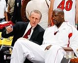 Framed and Matted Pat Riley and Shaquille O'Neal - 2006 Finals (#45) Officially Licensed Sports Photo - 20 x 16 - Also Available UnFramed and Matted - Click For Details