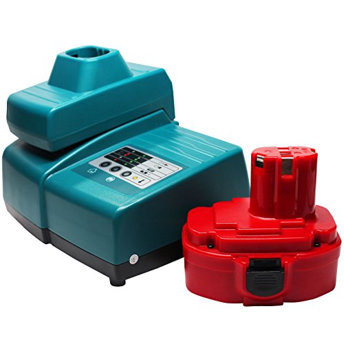 Makita 4334D Battery + Universal Charger for Makita Replacement For