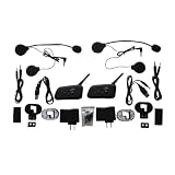 Horse Power Motorcycle, Snowmobile, ATV, Ski Helmet Bluetooth Multi Interphone Headsets 6 Riders Intercom Bluetooth (pair)